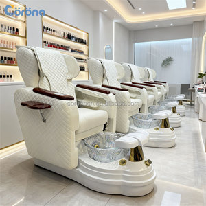 <span class=keywords><strong>Sillón</strong></span> de <span class=keywords><strong>Pedicura</strong></span> Spa <span class=keywords><strong>Profesional</strong></span> con Bañera de Hidromasaje para Pies, Respaldo Ajustable y Sistema de Chorro Sin Tubería para Salón de Belleza de Lujo - Product Image 3