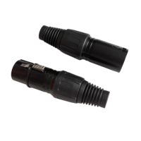 Connecteur audio XLR 3P mâle/femelle à prix d'usine, prise Cannon pour système de sonorisation, accessoires audio