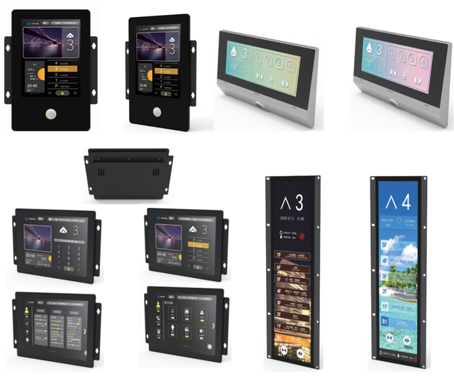 Popular Elevator Control Parts Cop Lop Panel Passenger Home Lift Machine Touch Screen Cop Elevator HMI Touch Cop