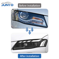 Feux de voiture Junyo, phare pour Audi A4, phare B8 modifié style RS, projecteur LED, feux de jour