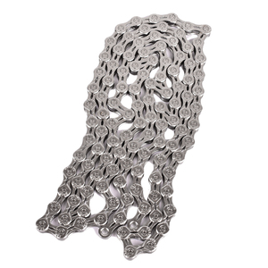 TBBC Professional CX10EL <span class=keywords><strong>Cadena</strong></span> de bicicleta a prueba de estiramiento de <span class=keywords><strong>10</strong></span> <span class=keywords><strong>velocidades</strong></span> 116L se adapta a <span class=keywords><strong>Shimano</strong></span> con diseño de peso ligero Multicolor - Product Image 1