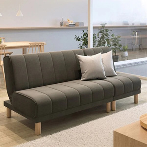 <b>Folding</b> <b>Sofa</b> <b>Bed</b> Nordic Lazy Simple Living Room Indoor Wall Mount Aluminum Dual-use 100% Cotton Eco-Friendly Plastic Phone App - Product Image 2