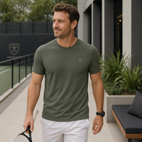 Camiseta JNEI OEM ODM de 150 g/m² para Hombre, Transpirable, de Secado Rápido, Suave al Tacto, para Marcas de Ropa de Estilo de Vida