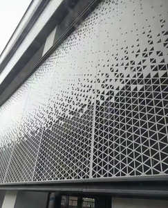 Murs-rideaux contemporains en aluminium anodisé anti-corrosion pour l'extérieur des bâtiments - Product Image 1