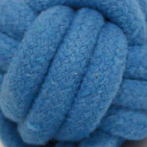 Jouet à mâcher pour chien en coton tressé durable, balle interactive à suspension simple, 18 cm, pour utilisation en intérieur/extérieur - Product Image 3