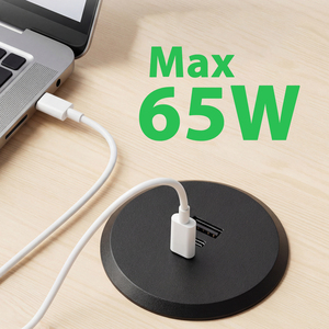 Cargador USB PD65W para Sofá, Enchufe Empotrado <span class=keywords><strong>de</strong></span> 2 Pulgadas para Muebles, Mesitas <span class=keywords><strong>de</strong></span> Noche, Gabinetes y Escritorios - Product Image 2