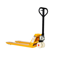 Chariot élévateur manuel à ciseaux hydraulique 3T pour palettes, largeur de fourche 550 mm, roues en nylon - Vente en gros
