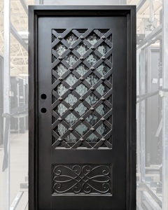 Nói chuyện dễ dàng an ninh lâu đài cửa sắt rèn - Product Image 6