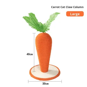 Arbre à chat classique et mignon avec griffoir en sisal épais, résistant à l'usure et de haute qualité, design cactus - Product Image 6