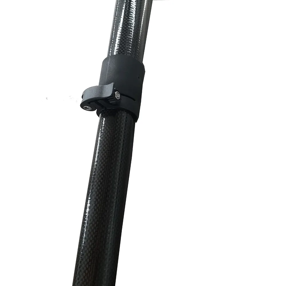 Postes telescópicos de fibra de carbono puro con protección UV para postes de parasol utilizados en yates de motor y vela