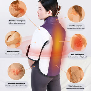 Fungsi pijat rompi pemanas 5 lapis, pakaian terapi alternatif moksibusi sistem perlindungan terlalu panas tahan air minyak - Product Image 4