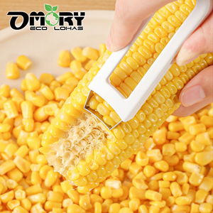 OMORY Japanese Corn Kernel Remover <b>Fruit</b> <b>Vegetable</b> <b>Tools</b> Portable Handheld Corn Stripper Kerneler Cutter <b>Tool</b> - Product Image 6