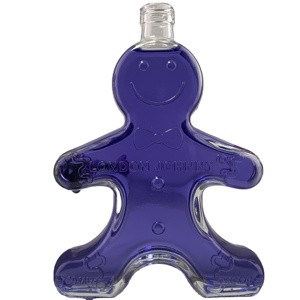 Haute qualité 750ml <span class=keywords><strong>pain</strong></span> <span class=keywords><strong>d</strong></span>'épice homme en forme de Bourbon verre <span class=keywords><strong>liqueur</strong></span> esprit bouteille pour <span class=keywords><strong>liqueur</strong></span> Vodka Gin pour noël en gros - Product Image 4