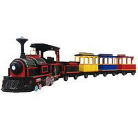 Top Qualité Center Commercial Électrique D'équipement Touristique Enfants Jeux Sans Rail Batterie Train Manèges