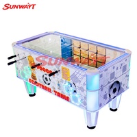 Table de football et de baby-foot électronique en métal, machine de jeu à monnayeur avec interface en anglais – Offre Spéciale