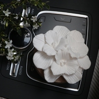 Diffuseur de parfum d'ambiance artisanal en bois et céramique, diffuseur de roseaux en pierre d'huile essentielle parfumée aux fleurs