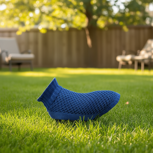 Pull pour chien Norwood XXS 21 cm bleu tricoté - Product Image 3