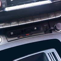 Station d'accueil pour console centrale Audi Q5L, chargeur de voiture ultra-rapide avec câble rétractable, accessoires modifiés, pièces intérieures