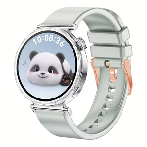 Bande de remplacement en silicone de 18 mm avec boucle à ardillon pour montre intelligente <span class=keywords><strong>Garmin</strong></span> Venu 3S/2S Move 3S - Confortable et décontractée pour femmes - Product Image 5