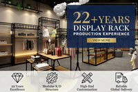 Aménagements de présentation sur mesure pour salles d'exposition de marques de mode, mobilier haut de gamme pour magasins de vêtements commerciaux, équipement complet pour la vente au détail