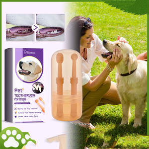 Etiqueta privada Yegbong Cepillo <span class=keywords><strong>de</strong></span> dientes suave para mascotas para perros y gatos Cepillo <span class=keywords><strong>de</strong></span> dientes <span class=keywords><strong>de</strong></span> <span class=keywords><strong>lengua</strong></span> <span class=keywords><strong>de</strong></span> silicona Juego <span class=keywords><strong>de</strong></span> cepillos <span class=keywords><strong>de</strong></span> dientes - Product Image 2