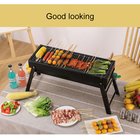 CHRT Mini support Commercial Portable, Machine de barbecue en acier inoxydable avec charbon de bois
