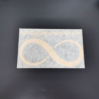 Plotter de troquelado a prueba de agua personalizado, calcomanías de letras de pared de vinilo Infinity, calcomanía de transferencia de oro metálico 3D para coche