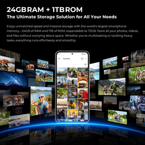 Điện thoại thông minh mạnh mẽ Oukitel WP200 Pro 24GB+1TB, màn hình AMOLED 6.7 inch FHD+ 120Hz, camera 32MP+108MP, hỗ trợ 5G - Product Image 6