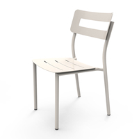 Ensemble de table et de chaises de salle à manger d'extérieur en aluminium moderne