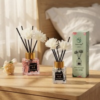 Ensemble cadeau diffuseur de parfum en rotin de luxe sur mesure en gros |   Désodorisant d'ambiance longue durée sans BPA, marque privée OEM pour la maison