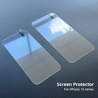Protecteur d'écran en verre trempé sans bulles de haute qualité pour iPhone 15 pro max protecteur d'écran en verre