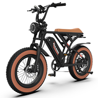 Vélo électrique longue portée 55 miles 48V 15.6Ah avec double suspension et pneus larges pour adultes