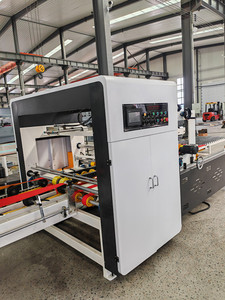 Carpeta de cartón estándar CE, máquina para hacer cajas de cartón corrugado, máquina encoladora - Product Image 6