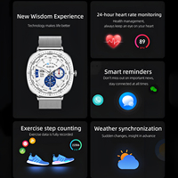 Smartwatch con Display AMOLED da 1,60 Pollici, Chiamate Vocali, Tracker Fitness, Monitoraggio Frequenza Cardiaca, Ossigeno nel Sangue e Sonno, Impermeabile IP67
