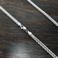 Collier chaîne cubaine en argent sterling S925, longueur optionnelle 40-55 cm, pour hommes et femmes, style hip-hop, bijoux fins