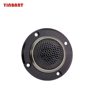 Haut-parleur de dôme YINBART 1,5 pouce (38 mm) à haute fréquence avec caoutchouc, métal et aluminium pour enceinte de cinéma maison