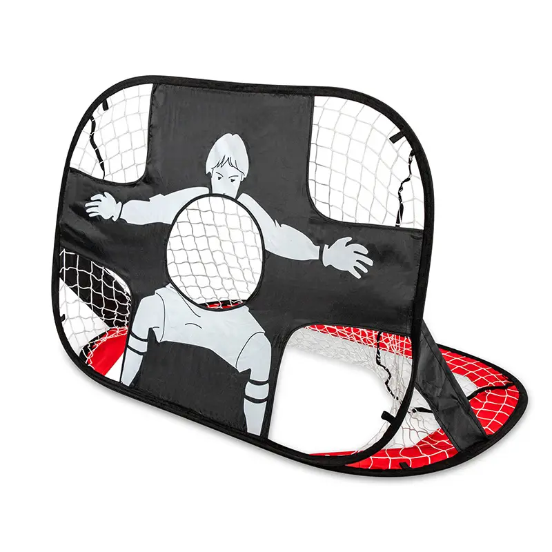 Foldable And Portable Practical Football Net Portable Kids Play Mini Soccer Goal Net Ball Rebounder