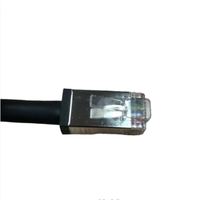 Kabel Patch Shielded SFTP EXC Cat6/Cat8 Kecepatan Tinggi untuk Penggunaan Jaringan Dalam Ruangan, Konektor RJ45, Konduktor CCA, Jaket TPE