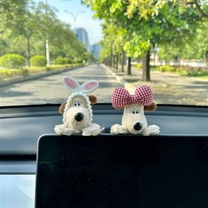 Wll Plush Palm Dog Car Interior Decoration Cartoon Soft Fabric Ornament For Dashboard Center Console - Product Image 3