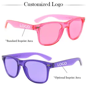 2023 nueva moda coloridos regalos de fiesta retro diseñador clásico gafas de sol baratas gafas de sol amarillas gafas de sol de promoción