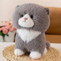 Peluche chaton personnalisée avec logo ODM/OEM – Cadeau commémoratif pour événements, bureau ou festivals