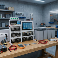 ECBMS BMS de Alta Tensión 48S 256S 192V 500V 500A 1000A Placa de Protección Inteligente Maestro-Esclavo para Almacenamiento de Baterías de Alta Potencia