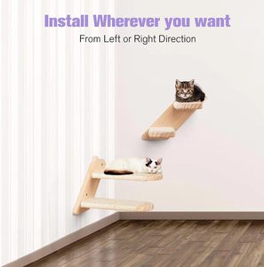 Escalier mural réversible à quatre marches avec corde en sisal écologique, disponible sur plateforme - Product Image 2