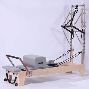Tour de <span class=keywords><strong>Pilates</strong></span> en chêne réglable et durable – Équipement de fitness commercial écologique pour studio de <span class=keywords><strong>Pilates</strong></span>, garantie 2 ans - Product Image 2
