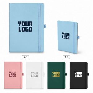 Wholesale Notebook Gift Pu Leather Note Books for Business Promo Event Gift Customized <b>A5</b> Hardcover Notebook - Product Image 1