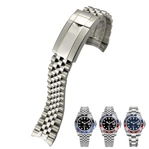 Bracelet de <span class=keywords><strong>montre</strong></span> pour R-olex GMT, bracelet de <span class=keywords><strong>montre</strong></span> Su-bmariner, bracelet de <span class=keywords><strong>montre</strong></span> en <span class=keywords><strong>acier</strong></span> inoxydable massif Jubilee, bracelet de <span class=keywords><strong>montre</strong></span> <span class=keywords><strong>Daytona</strong></span>, 20 mm - Product Image 1