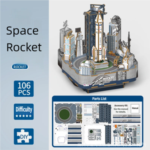 Caja de Música Educativa de Madera DIY con Diseño del Horizonte de Londres, Rompecabezas 3D Giratorio con Rueda Panorámica, Adorno Dinámico de Ciudad, Juguete Coleccionable, Regalo - Product Image 3