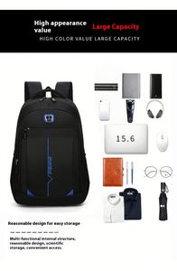 Sac à dos pour ordinateur portable de luxe, imperméable, pour le bureau, sac d'ordinateur personnalisé, sac à dos pour ordinateur portable avec charge USB - Product Image 3