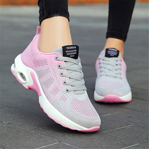 Chaussures de course athlétiques décontractées pour femmes, tendance été, baskets rembourrées pour le fitness avec semelle intérieure respirante et semelle extérieure en PVC pour l'automne - Product Image 5