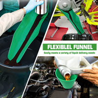 Plaque de guidage d'huile flexible avec construction en silicone de haute qualité et conception résistante à la chaleur pour le vidange des fluides automobiles
